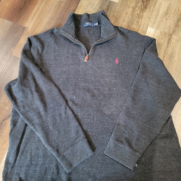 Polo by Ralph Lauren Men's Gray Sweater - Picture 7 of 8